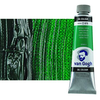 Van Gogh Oil Color, Phthalo Green 40ml Tube