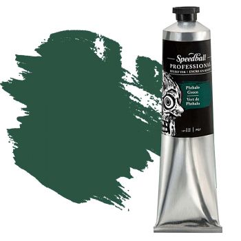 Speedball Pro Relief Ink 5 oz Phthalo Green