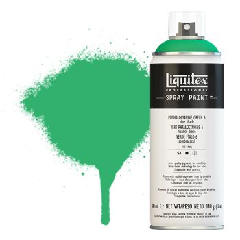 Liquitex Professional Spray Paint 400ml Can - Phthalo Green 6 (Blue Shade)