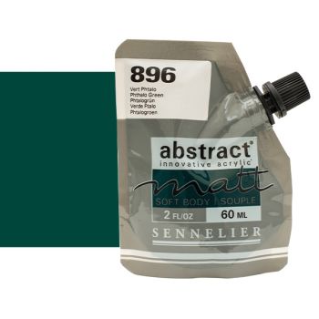 Sennelier Abstract Matt Soft Body Acrylic Phthalo Green 60ml 