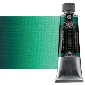 Rembrandt Extra-Fine Artists' Oil - Phthalo Green Blue, 150ml Tube