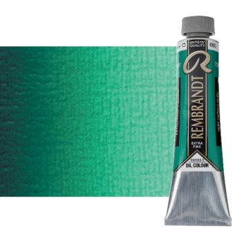 Rembrandt Extra-Fine Artists' Oil - Phthalo Green Blue, 40ml Tube