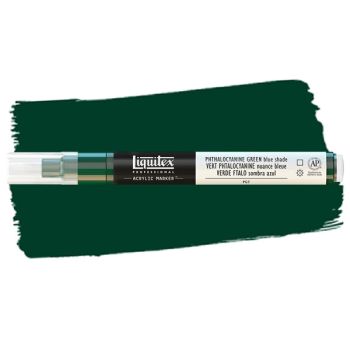 Liquitex Professional Paint Marker Fine (2mm) - Phthalo Green (Blue Shade)