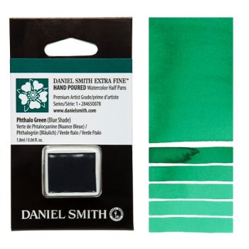 Daniel Smith Watercolor Half Pan Phthalo Green (Blue Shade)