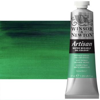 Winsor & Newton Artisan Water Mixable Oil Color - Phthalo Green Yellow Shade, 37ml Tube