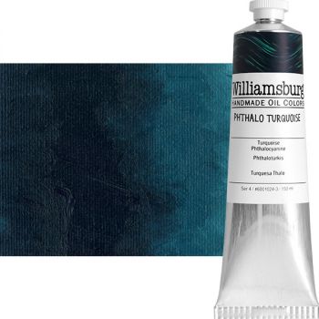 Williamsburg Handmade Oil Paint - Phthalo Turquoise, 150ml Tube