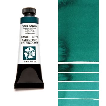 Daniel Smith Extra Fine Watercolors - Phthalo Turquoise, 15 ml Tube