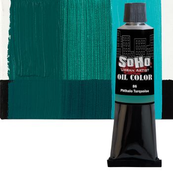 SoHo Artist Oil Color Phthalo Turquoise 170ml Tube