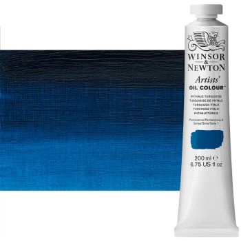 Winsor & Newton Artists' Oil Color 200 ml Tube - Phthalo Turquoise