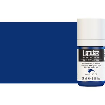 Liquitex Professional Soft Body Acrylic 2oz Phthalocyanine Blu (Red Shade)