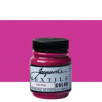 Jacquard Permanent Textile Color 2.25 oz. Jar - Pink