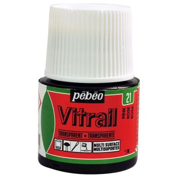 Pebeo Vitrail Color Pink 45ml