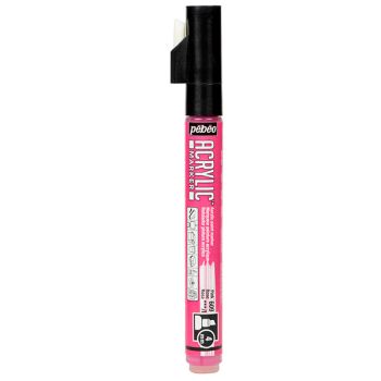 Pebeo Chisel Acrylic Marker 4mm - Pink