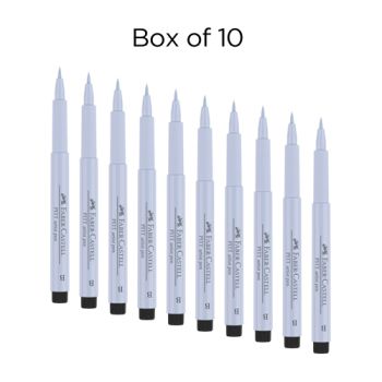 Faber-Castell Pitt Brush Pen Box of 10 No. 220 - Light Indigo