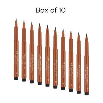 Faber-Castell Pitt Brush Pen Box of 10 No. 188 - Sanguine