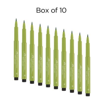 Faber-Castell Pitt Brush Pen Box of 10 No. 170 - May Green 