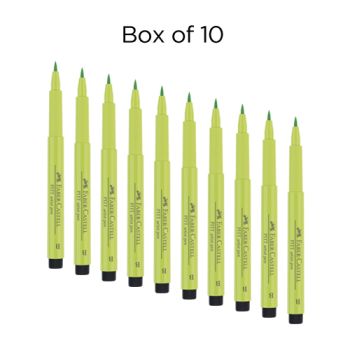 Faber-Castell Pitt Brush Pen Box of 10 No. 171 - Light Green