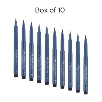 Faber-Castell Pitt Brush Pen Box of 10 No. 247 - Indanthrene Blue