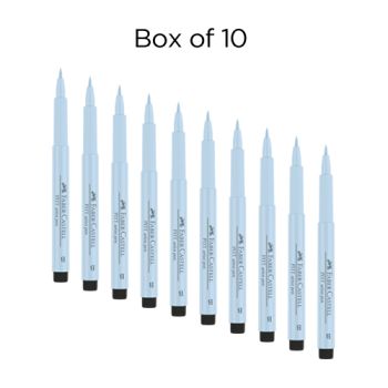 Faber-Castell Pitt Brush Pen Box of 10 No. 148 - Ice Blue 
