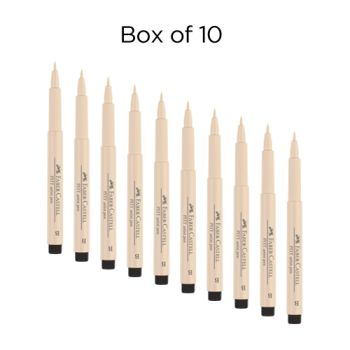 Faber-Castell Pitt Brush Pen Box of 10 No. 116 - Apricot