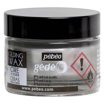 Pebeo Gedeo 30ml - Gilding Wax Platinum 