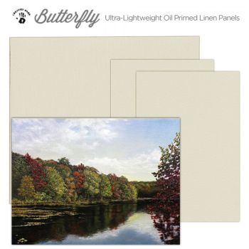 Plein Air Butterfly Ultra-Lightweight Oil Primed Linen Panels