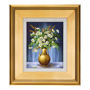 Elegant Plein Aire Gold Frames with Linen Liners