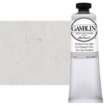 Gamblin Artists Oil - Portland Grey Light, 37ml Tube