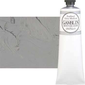 Gamblin Artists Oil - Portland Grey Medium, 150ml Tube