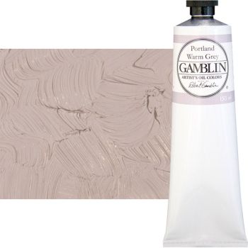 Gamblin Artists Oil - Portland Warm Grey, 150ml Tube