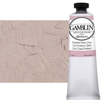 Gamblin Artists Oil - Portland Warm Grey, 37ml Tube