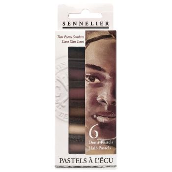 Sennelier Soft Pastel Half Stick Set Portrait Dark