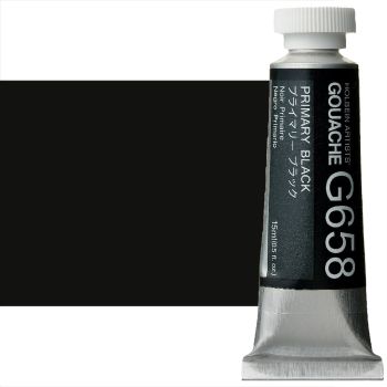 Holbein Artists Gouache 15ml Primary Black