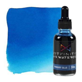 Artfinity Liquid Watercolor - Primary Blue, 30ml Bottle