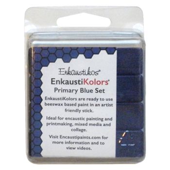 Enkaustikos EnkaustiKolors - Primary Blue (Set of 4)