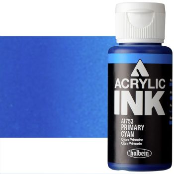 Holbein Acrylic Ink 30ml Primary Cyan