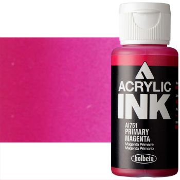 Holbein Acrylic Ink 30ml Primary Magenta