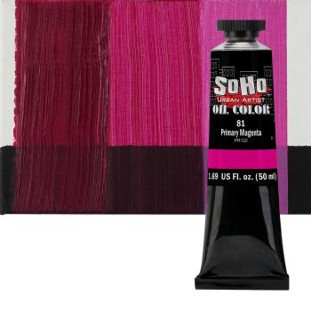 SoHo Artist Oil Color Primary Magenta 50ml Tube