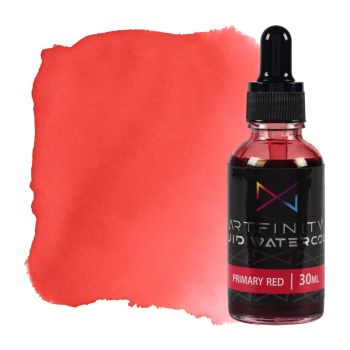 Artfinity Liquid Watercolor - Primary Red, 30ml Bottle