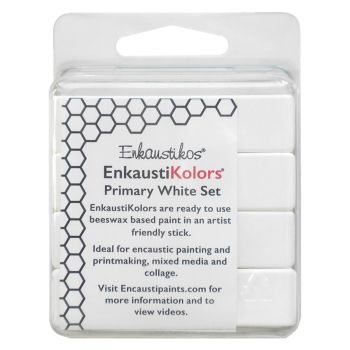 Enkaustikos EnkaustiKolors - Primary White (Set of 4)