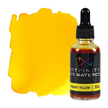 Artfinity Liquid Watercolor - Primary Yellow, 30ml Bottle