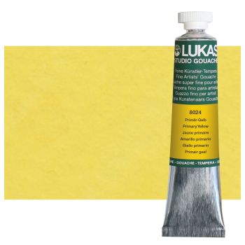 LUKAS Designer's Artist Gouache - Primary Yellow, 20ml Tube