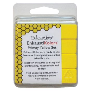 Enkaustikos EnkaustiKolors - Primary Yellow (Set of 4)