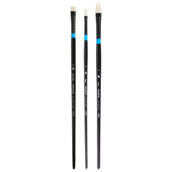 Princeton Aspen Series 6500 Synthetic Brush - Delights Set of 4, Long Handle
