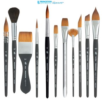 Princeton Elite™ Series 4850 Synthetic Kolinsky Sable Brushes