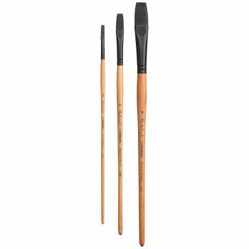 Princeton Catalyst Polytip Bristle Brushes - Flats Set of 3