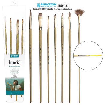 Princeton Imperial Series 6600 Synthetic Mongoose Brushes