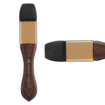 Princeton Neptune Synthetic Fine Watercolor Brush Mottler 1"