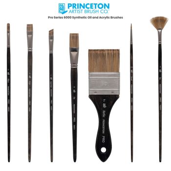 Princeton Pro Series 6000 Synthetic Oil and Acrylic Brushes