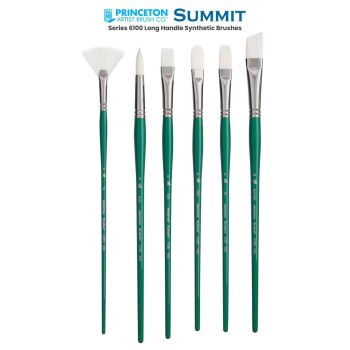 Princeton Summit Series 6100 Long Handle Synthetic Brushes